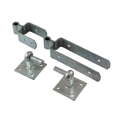 TIMCO Double Strap Set with Hook HDG 600mm Pack 1