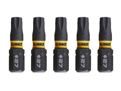 DeWalt Power Tools EXTREME FlexTORQ Bits T27 x 25mm (Pack 5)