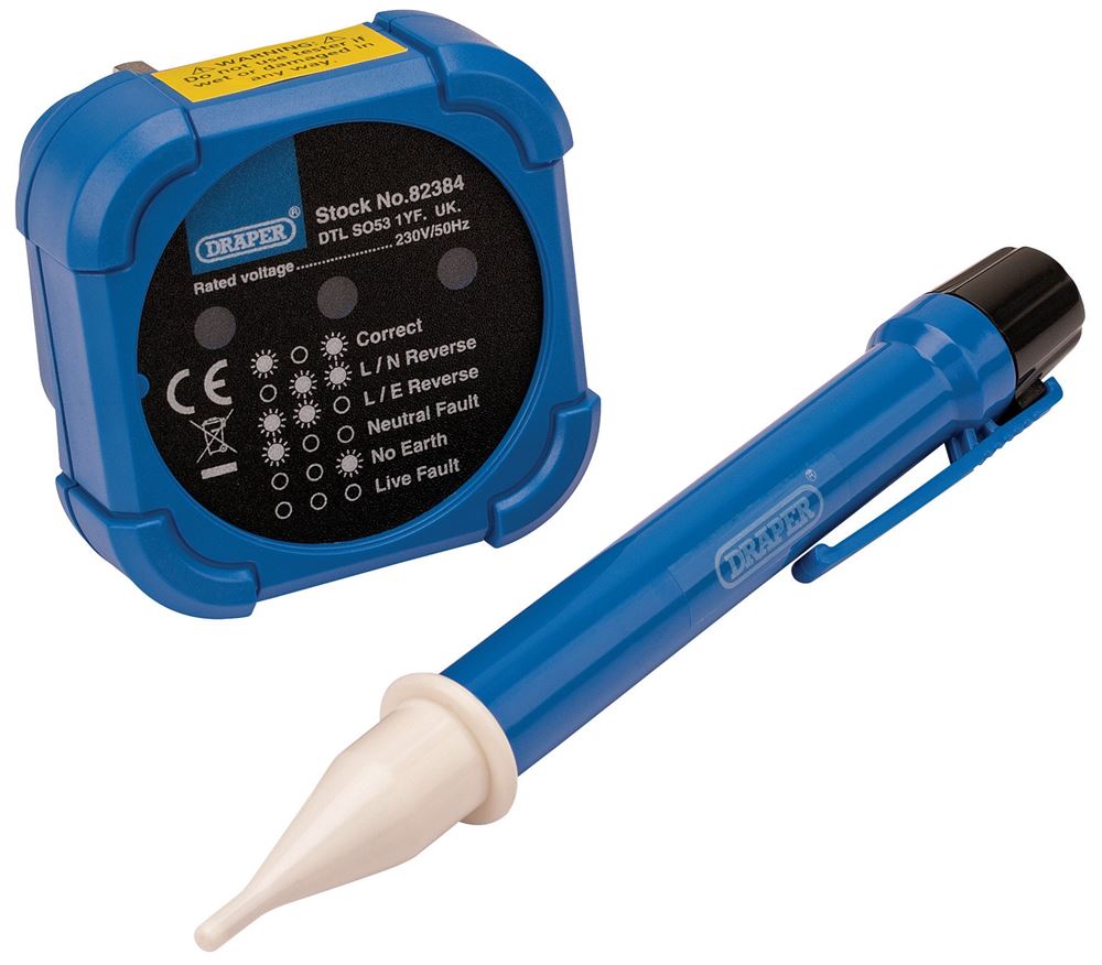 Draper SOCKET & VOLTAGE TESTER 82384 Socket and Voltage Testers (600V)