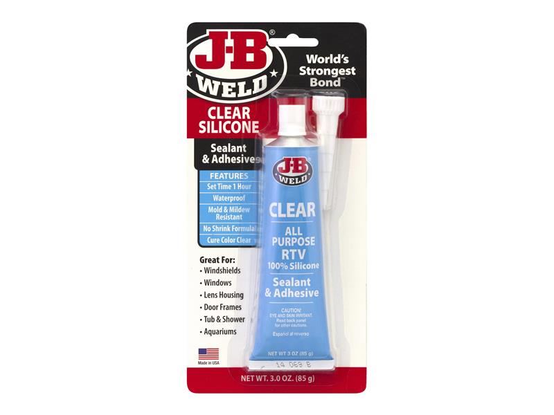 JBW Silicone Sealant & Adhesive Clear 85g