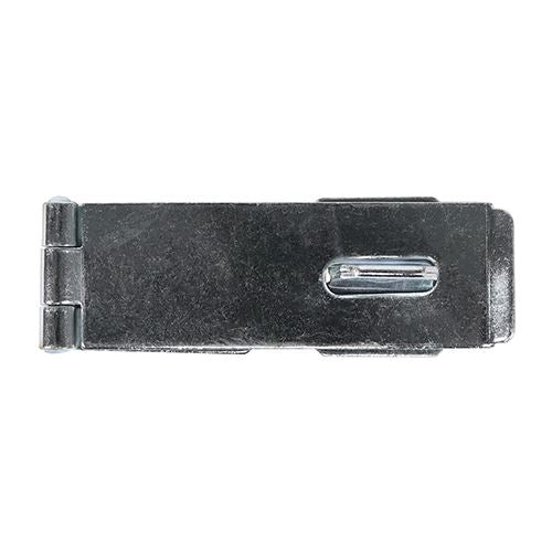 TIMCO Safety Hasp-Staple Zinc 6" Silver Pack 1