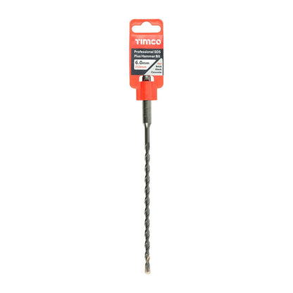 TIMCO Pro SDS Plus Hammer Bits (PGM) 6.0 x 210 Pack 1