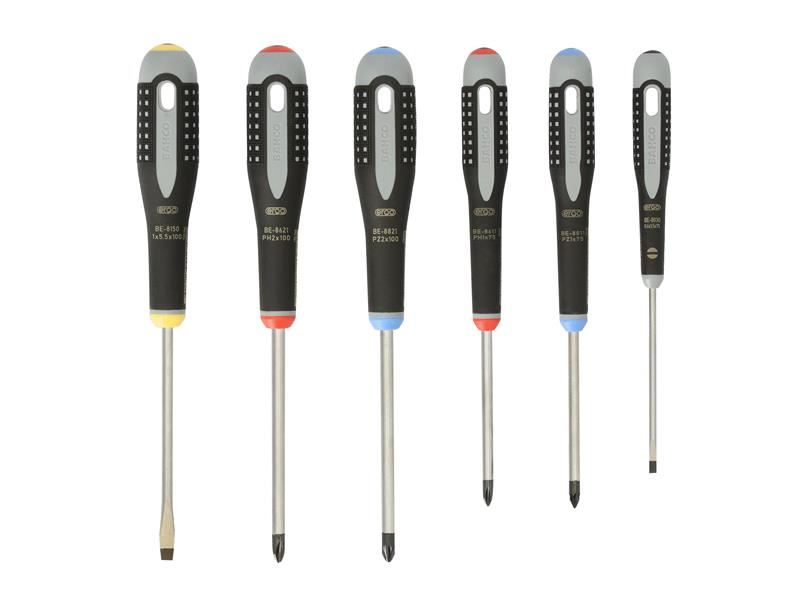 Bahco BE-9886 BE-9886 ERGO™ Screwdriver Set, 6 Piece