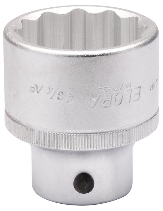 00591 Elora Elora Bi-Hexagon Socket, 1.3/4 3/4 Sq. Dr. 770-SA 1.3/4 3/4 Sockets Professional Trade DIY Workshop Garage Use