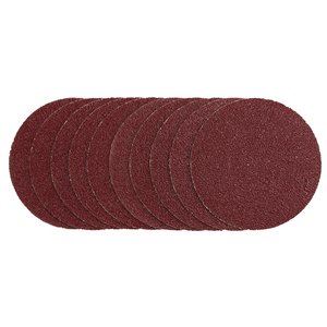 Draper 125MM SANDING DISC 40G 02693 Sanding Discs, 125mm, Hook & Loop (Pack of 10)
