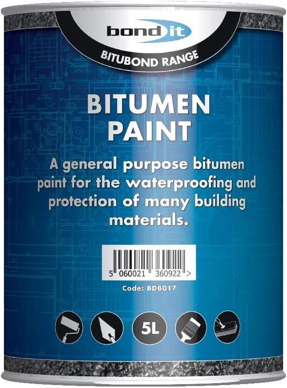 Bond It Bitumen Paint Protective Waterproof Coating Roof Fence Metal