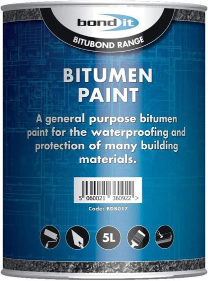 Bond It Bitumen Paint Protective Waterproof Coating Roof Fence Metal
