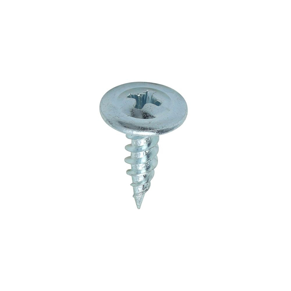 TIMCO Wafer Screw PH2 SHARP Zinc 8 x 9/16 Silver Pack 1000