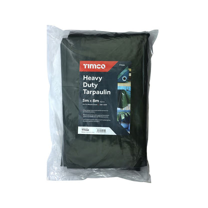 Timco Heavy Duty Tarpaulin Waterproof Ground Sheet Cover Camping Gardening
