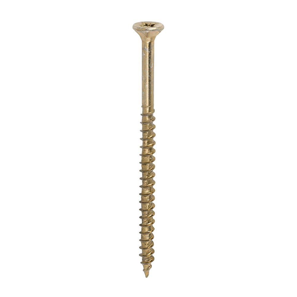 TIMCO Velocity Screw PZ3 CSK ZYP 6.0 x 100 Gold Pack 100
