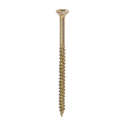 TIMCO Velocity Screw PZ3 CSK ZYP 6.0 x 100 Gold Pack 100
