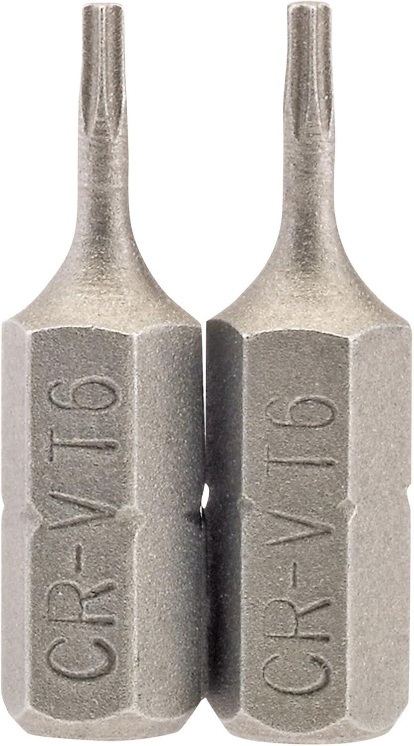 Draper 2PC 25MM T6 S/D.BIT 66338 1/4" hex. Draper TX-STARÂ® E Shank Insert Bits