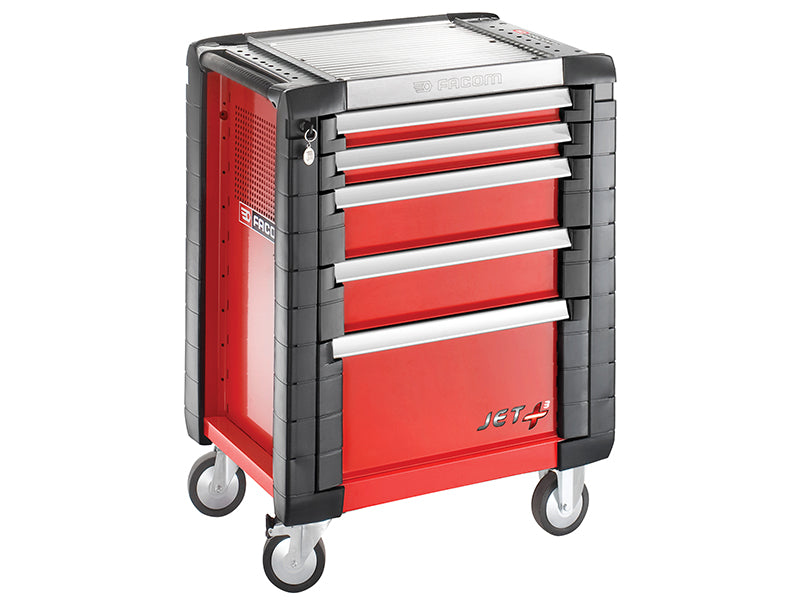 Facom JET.5M3 JET.5M3 5 Drawer Roller Cabinet Red