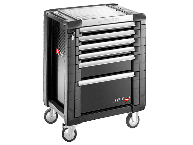 Facom JET.6GM3 Jet.6GM3 Roller Cabinet 6 Drawer Black