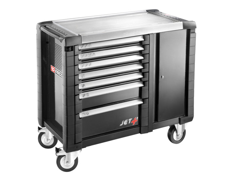 Facom JET.T7GM3 Jet.7GM3 Mobile Work Bench 7 Drawer Black