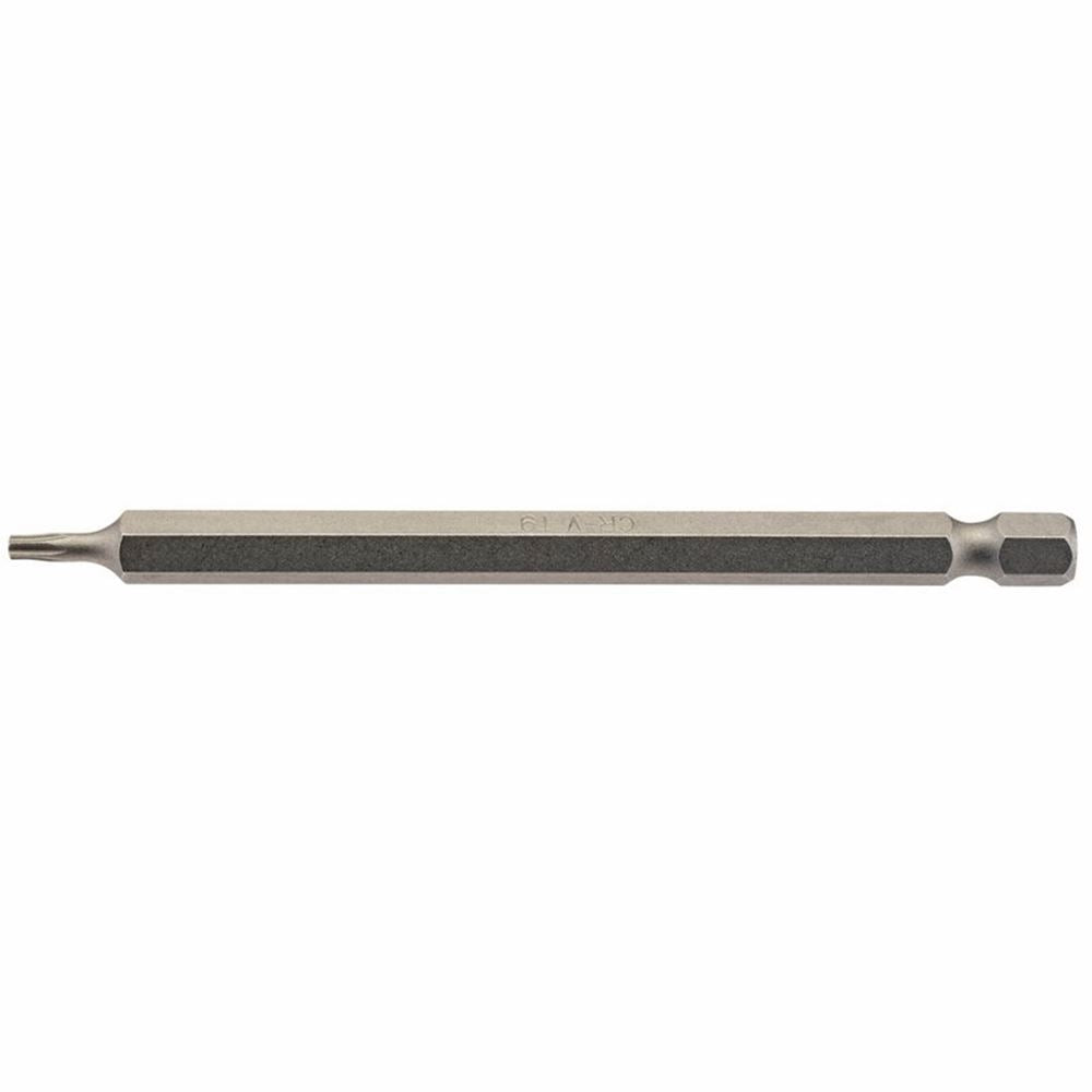 Draper 100MM T9 S/D.BIT 66908 1/4" hex. Draper TX-STARÂ® E Shank Insert Bits