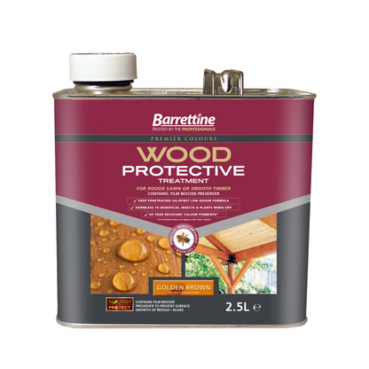 Barrettine Wood Protective Treatment Shed Fence Timber Wood Stain All Colours