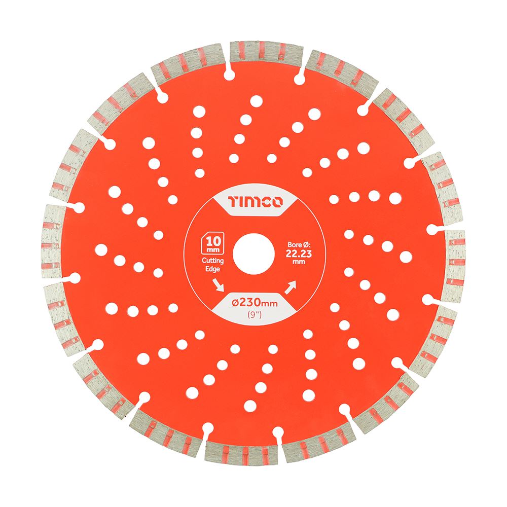 TIMCO Trade Diamond Blade Seg 230 x 22.2 Pack 1