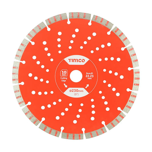 TIMCO Trade Diamond Blade Seg 230 x 22.2 Pack 1