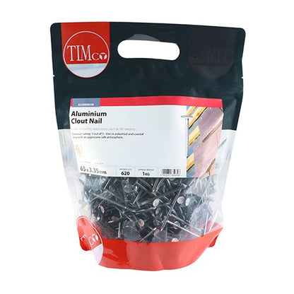 TIMCO Clout Nail - Aluminium 65 x 3.35 Pack 1