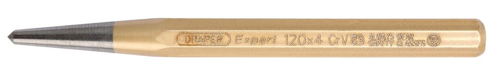 Draper CENTRE PUNCH 120MMX4MM BULK 51752 Octagonal Centre Punches