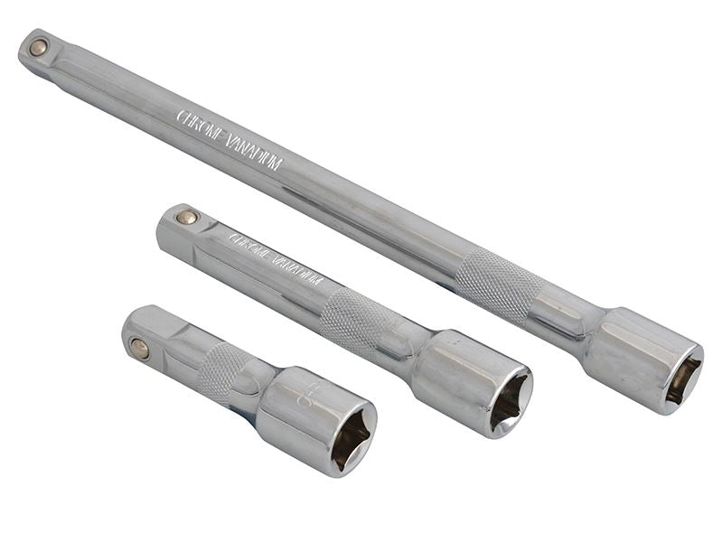 BlueSpotTools 02070 1/2in Square Drive CV Extension Bar Set 3 Piece
