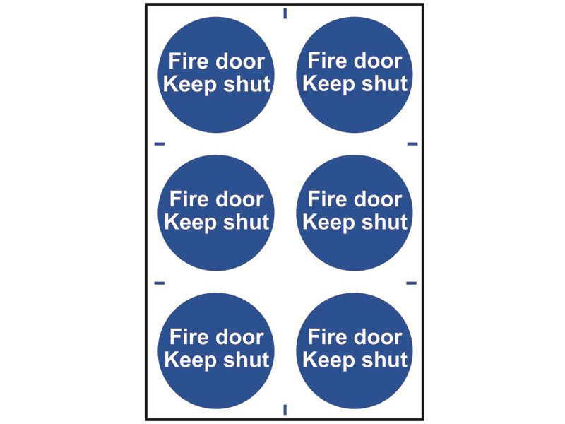 Scan SCA0151 Fire Door Keep Shut - PVC 200 x 300mm |