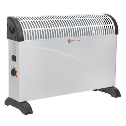 Sealey CD2005 Convector Heater with 3 Heat Settings Thermostat 2000W/230V | 750/1250/2000W, Thermostat, Overheat Protection