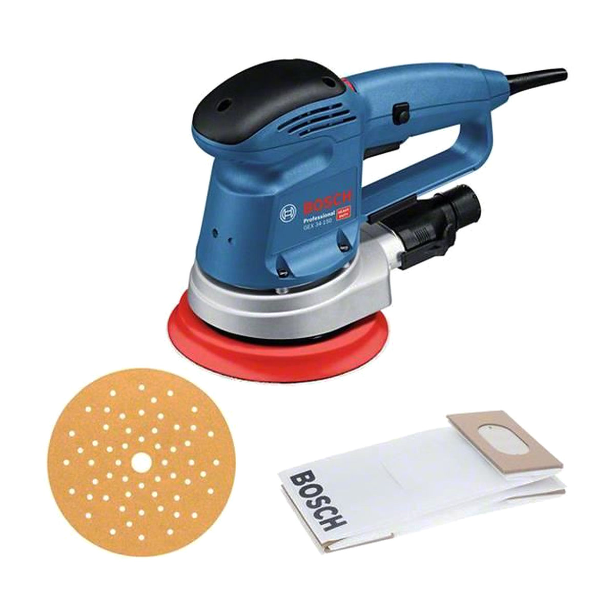 BSH GEX 34-150 Professional Random Orbital Sander 150mm 340W 110V