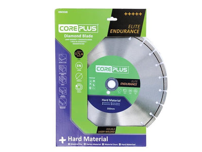 CorePlus CORDBHM350E HM350E Elite Hard Material Turbo Diamond Blade 350mm