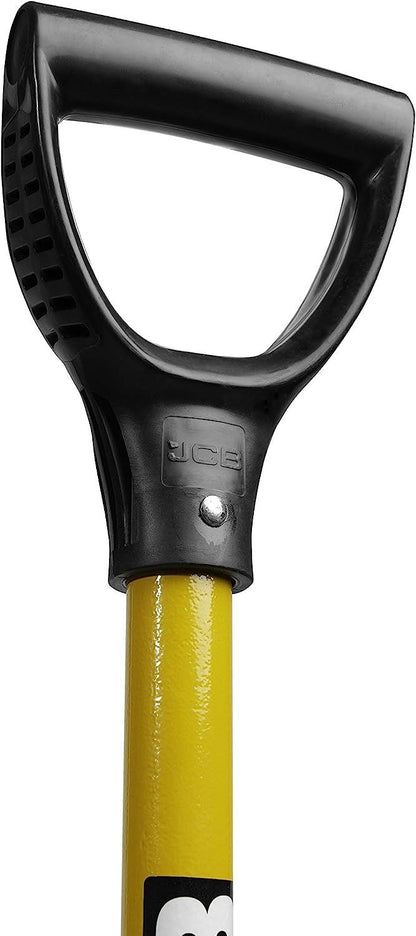 JCB JCBSS2S01 Site Shovel 250x300mm Blade Heavy Duty Steel Square Mouth Professional Contractor Shovel Building Shovel