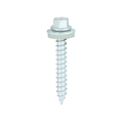 TIMCO Hex Screw W16 Slash EXT 6.3 x 45 Silver Pack 100