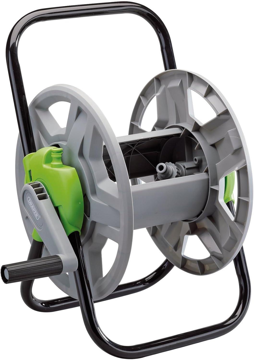 25068 Draper Garden Hose Reel Cart, 45m GWHR Hoses and Hose Reels Professional Trade DIY Workshop Garage Use
