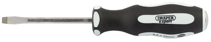 Draper 75X5.5MM PLAIN P/THRU S/DRIVER 35176 Pound Thru' Plain Slot Soft Grip Screwdrivers