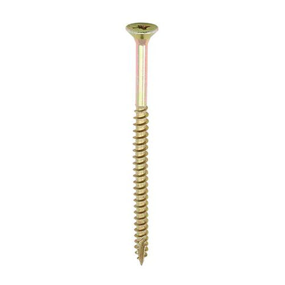 TIMCO Classic Screw PZ2 CSK ZYP 5.0 x 120 Gold Pack 100