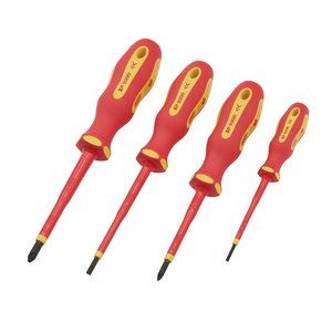 Draper XP1000 4PC VDE S/D SET 64693 64693 VDE Screwdriver Set (4 Piece)