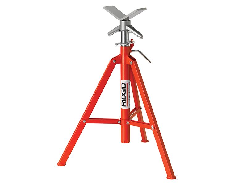 RIDGID 22168 VF-99 V-Head Folding Pipe Stand 22168