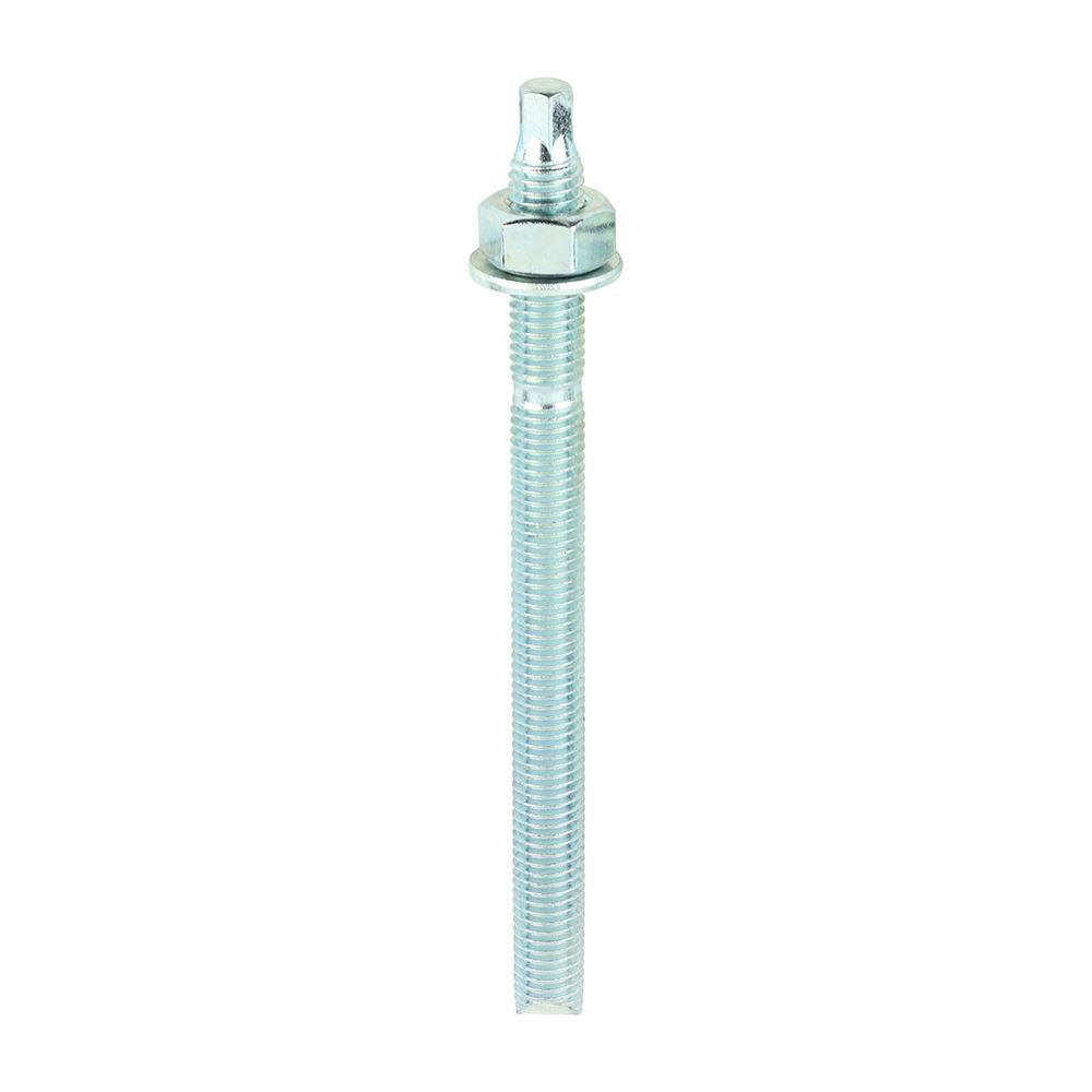 TIMCO Chemical Anchor Stud Zinc Silver M12 x 160 Pack 10.0