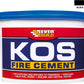Everbuild KOS Fire Cement Black High Temp upto 1250 Degrees Temperature