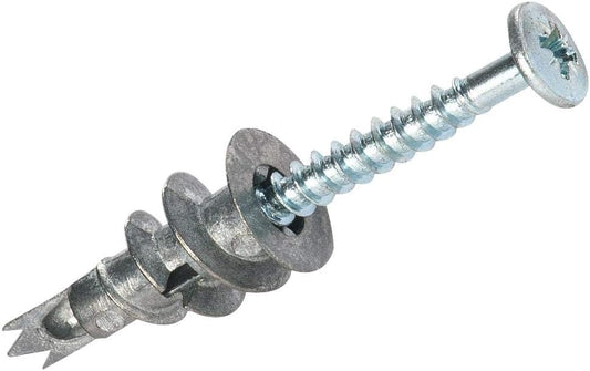 Fischer Plasterboard Fixings Metal (PK100) | Expansion Fasteners/Hardware, 42793