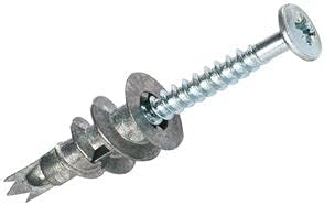 Fischer Plasterboard Fixings Metal (PK100) | Expansion Fasteners/Hardware, 42793