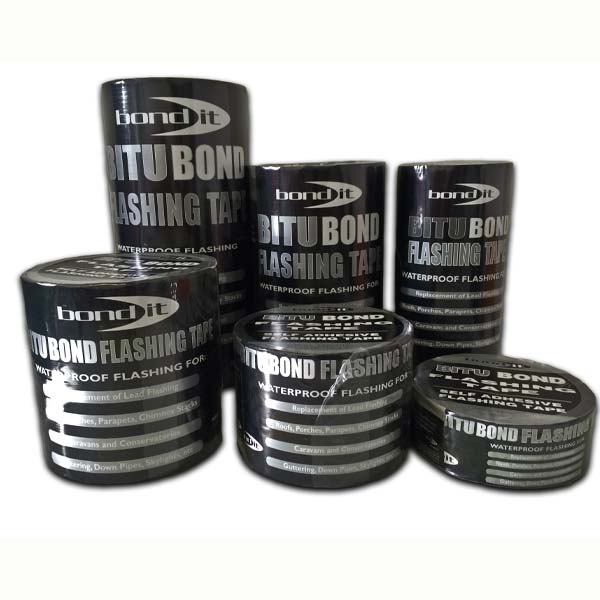 50mm x 10m Bond-It Flashing Tape Flash Band Roofing Repair Self Adhesive Bitumen