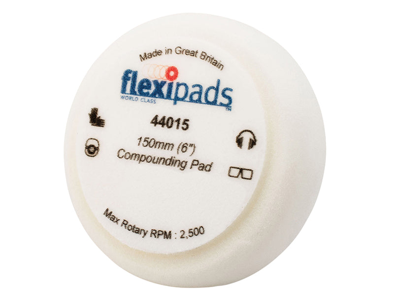 FlexipadsWorldClass 44015 White Compounding Foam 150 x 50mm GRIP�