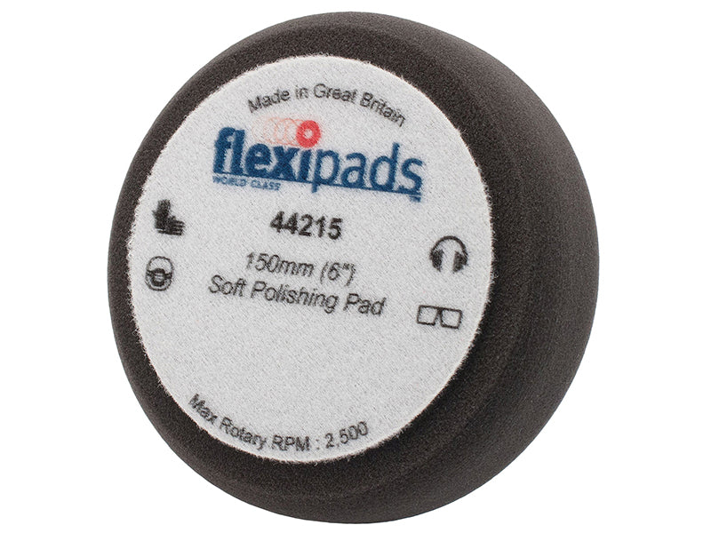 FlexipadsWorldClass 44215 Black Polishing Foam 150 x 50mm GRIP�