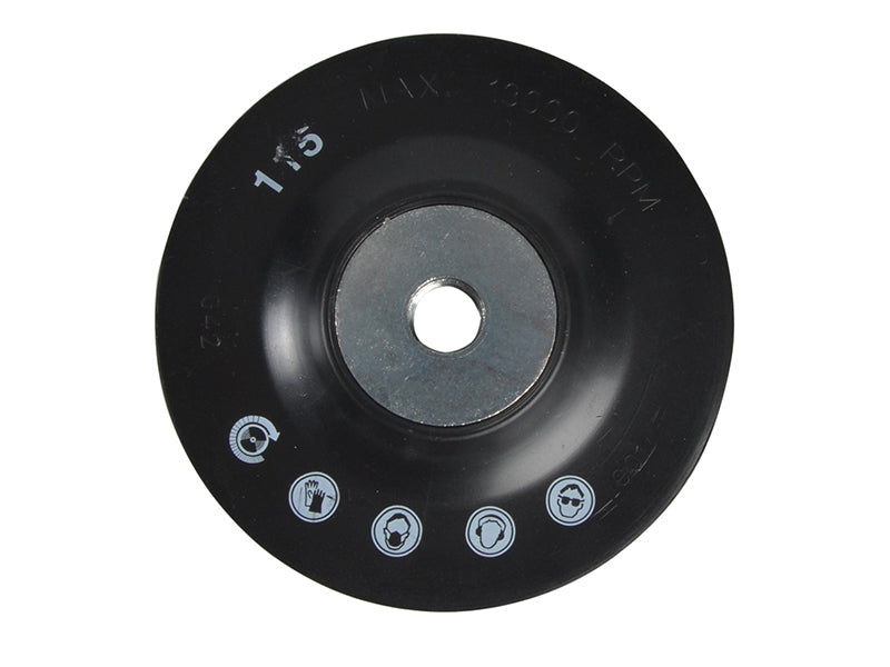 Flexovit 63642556835 Backing Pad For Fibre & Semi Flexible Discs 115 x 22mm