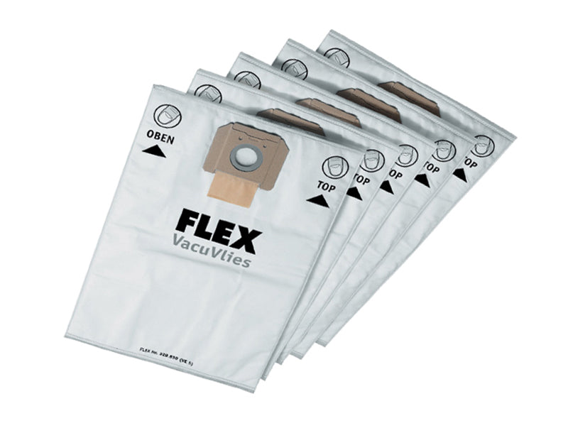 FlexPowerTools 329.630 Fleece Filter Bags (Pack 5)