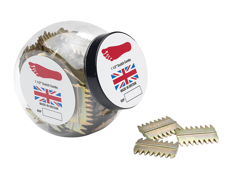 Footprint 11586 Scutch Combs 25mm (1in) (Jar of 100)