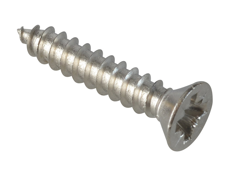 ForgeFix FPSTCSK346SS Self-Tapping Screw Pozi Compatible CSK A2 SS 3/4in x 6 ForgePack 35