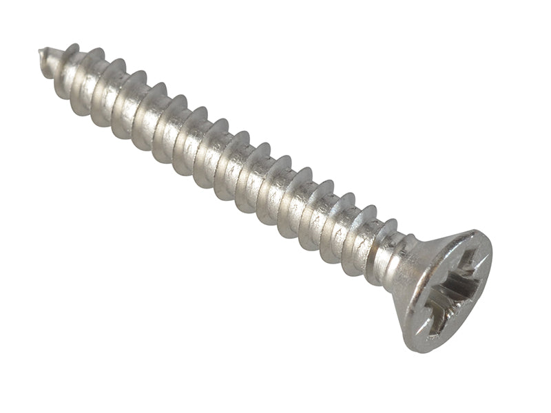 ForgeFix FPSTCSK16SS Self-Tapping Screw Pozi Compatible CSK A2 SS 1in x 6 ForgePack 30