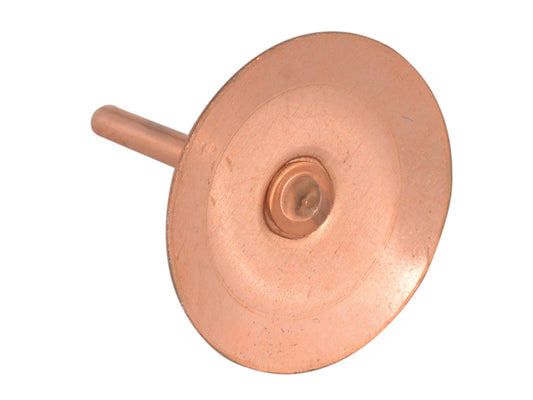 ForgeFix 100DISCRIVC Copper Disc Rivets 20 x 20 x 1.5mm (Bag 100)